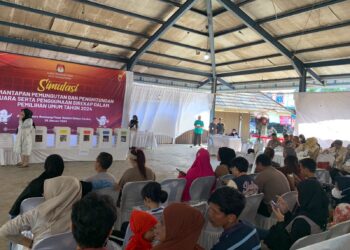 KPU Tanjungpinang Gelar Simulasi Pemantapan Aplikasi Sirekap Bagi Petugas KPPS