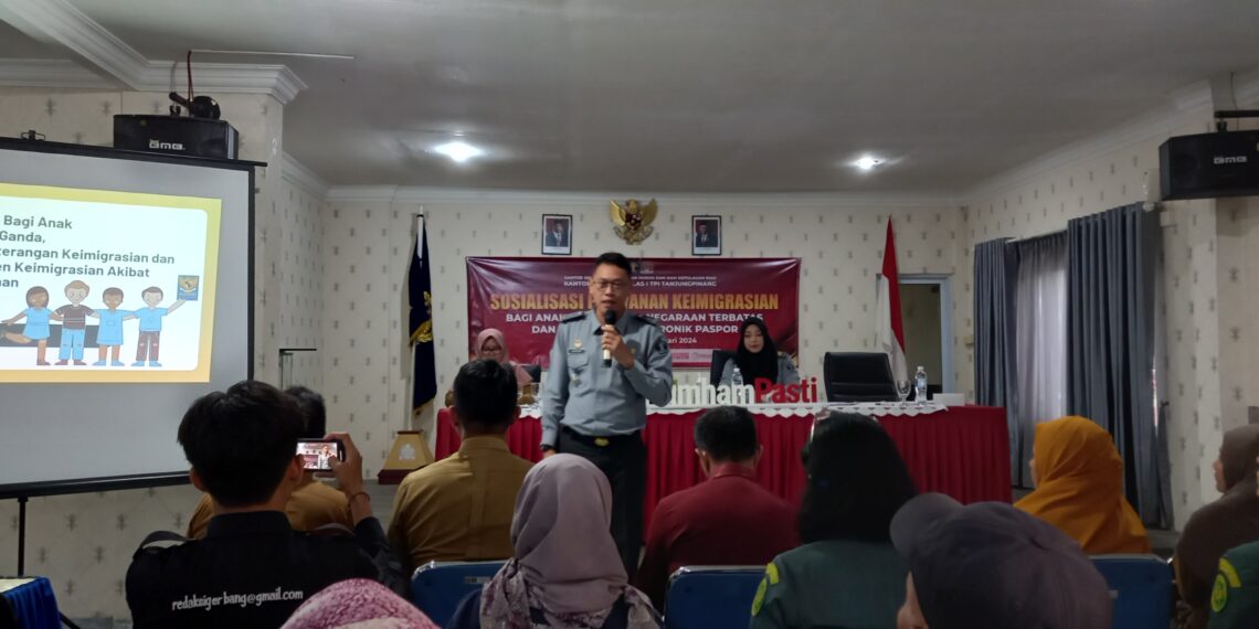 Imigrasi Kelas I Tanjungpinang Gelar Sosialisai Hak ABG dan Paspor Elektronik