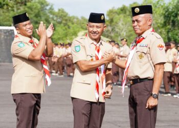 Sekdaprov Kepri Jadi Irup Upacara Perkemahan Pramuka Saka Wira Kartika