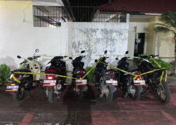 Polsek Bintan Utara Polres Bintan Amankan 6 Unit Sepeda Motor Tak Bertuan