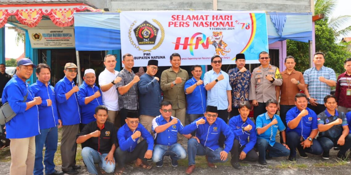 Danlanud RSA Natuna Hadiri Peringatan HPN PWI : Pers Mitra Strategis TNI dalam Menjaga Keutuhan NKRI