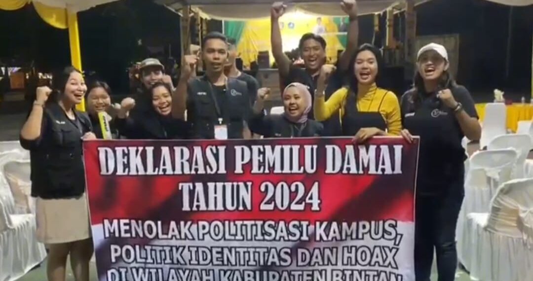 Pemuda Milenial Kabupaten Bintan, Deklarasikan Pemilu Damia