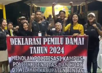 Pemuda Milenial Kabupaten Bintan, Deklarasikan Pemilu Damia