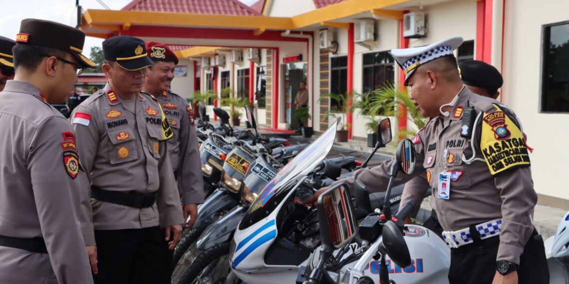 Ratusan Personel Polres Bintan dan Perkuatan Intansi Terkait, Amankan TPS Secara Maksimal