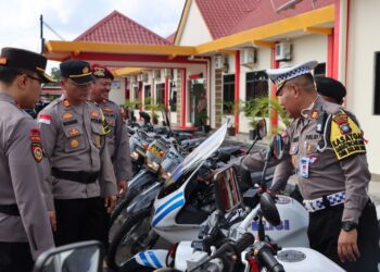 Ratusan Personel Polres Bintan dan Perkuatan Intansi Terkait, Amankan TPS Secara Maksimal