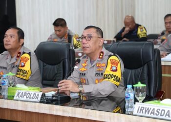 Polda Kepri Bersama KPU dan Bawaslu Kepri, Rakor Kesiapan Akhir Pengamanan Jelang Pemilu 2024