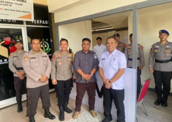 Dirpamobvit Polda Kepri Pantau Persiapan Pemilu di Polres Natuna