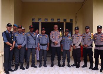 Kapolres Natuna bersama Pamatwil Polda Kepri Cek dan Kontrol Kesiapan PPK dan TPS
