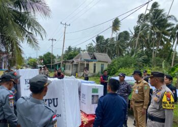 Polres Natuna Kawal Logistik Pemilu dari PPK ke PPS
