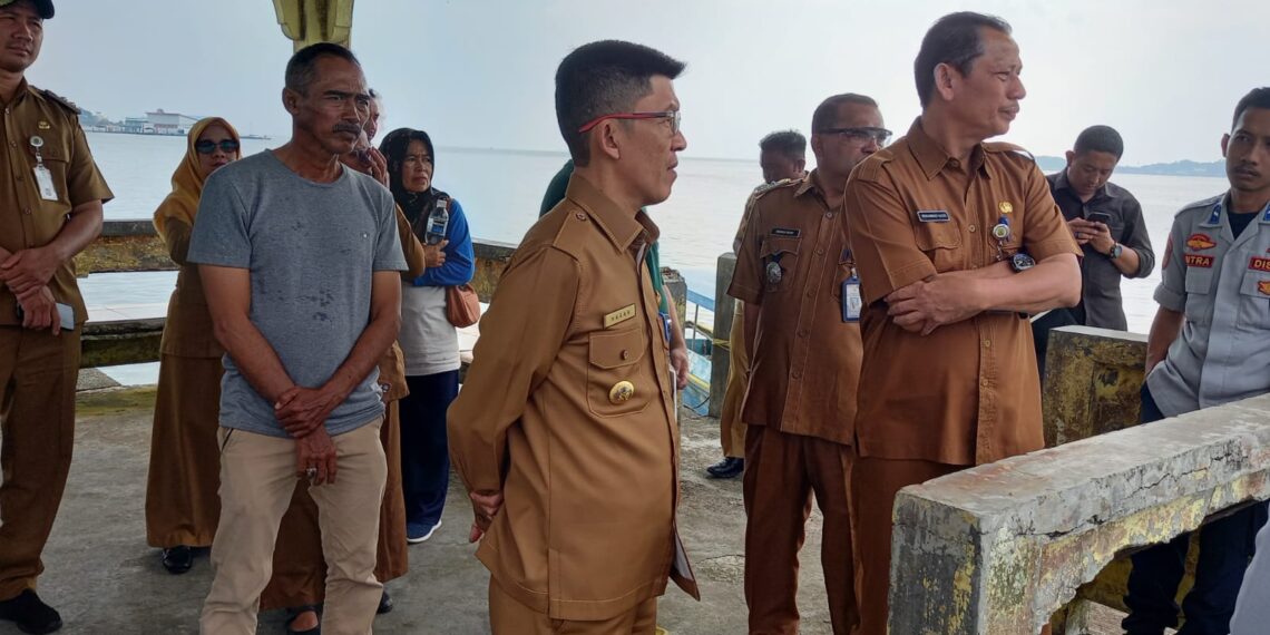 Pj Walikota Tanjungpinang Hasan,Tinjau Sejumlah Titik Pelantar yang Rusak