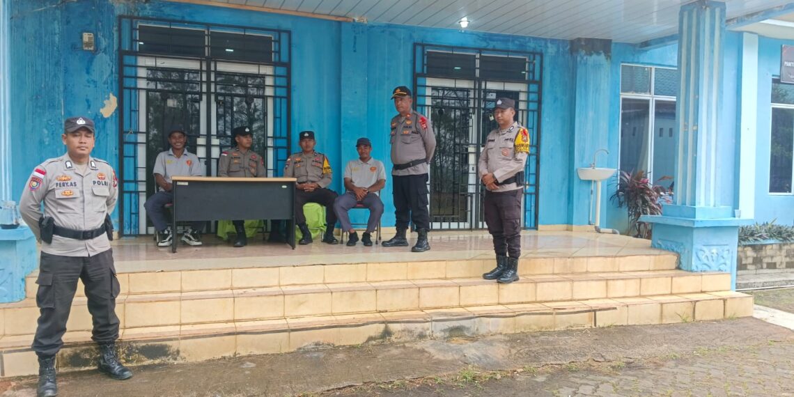 Jelang Pleno di PPK, Polres Bintan Fokuskan Pengamanan Rekapitulasi Hasil Perolehan Suara