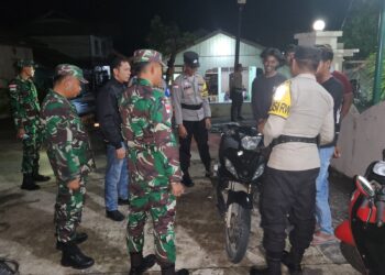 Guna Menciptakan Situasi Kondusif, Polres Kepulauan Anambas Laksanakan Patroli KRYD bersama TNI