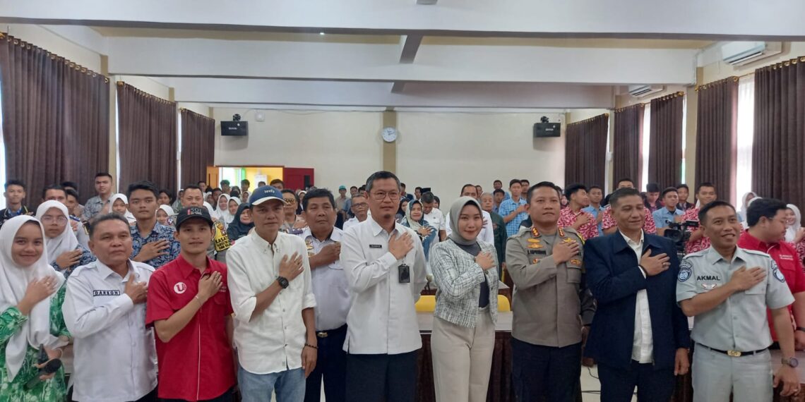 Diskusi Bersama Pelajar Terkait Laka Latas, Polresta Tanjungpinang Mengharap Seluruh Stakeholder Bekerjasama