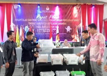 Rapat Pleno Terbuka Rekapitulasi KPU Anambas Tayang Live di YouTube, saat ini Sedang Berlangsung