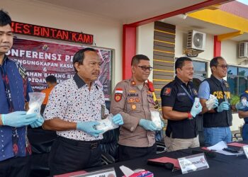 Polres Bintan Musnahkan 925 Gram Sabu Senilai Ratusan Juta Rupiah
