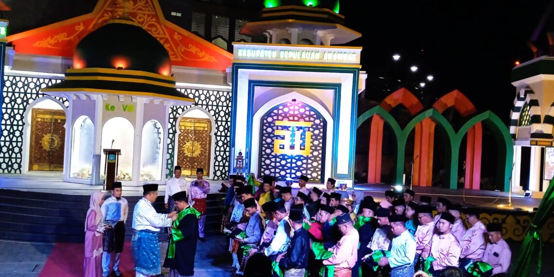 Malam Pembukaan MTQH Bupati Anambas Lantik 48 Dewan Hakim