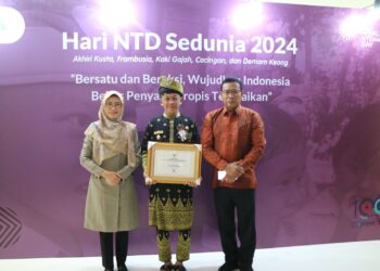 Pemerintah Kota Tanjungpinang Raih Sertifikat Bebas Frambusia dari Kementerian Kesehatan RI