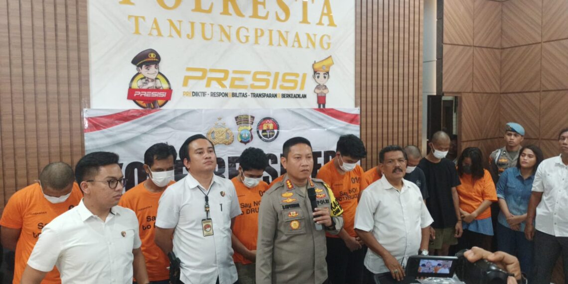 Operasi Antik Seligi Polresta Tanjungpinang Ungkap Jaringan Pengedar Narkoba di Tanjungpinang