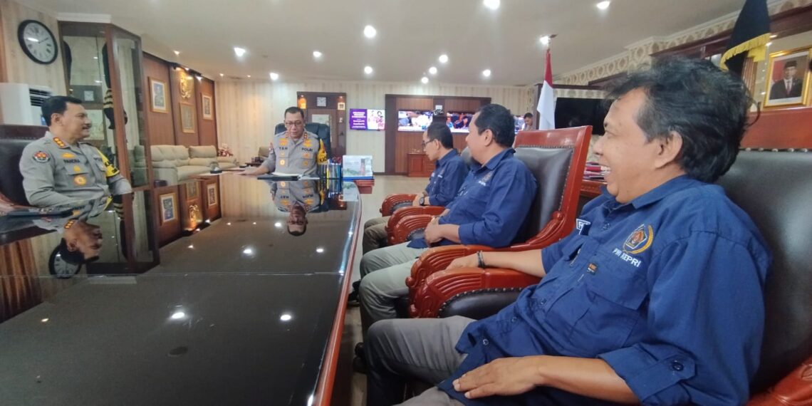 Kapolda Kepri Audensi Bersama PWI Kepri