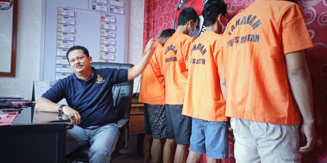 Satuan Reserse Narkoba Polres Bintan Berhasil Tangkap 4 Pelaku Penyalahguna Narkoba