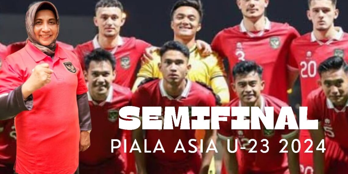 Antusiasme Nobar Semifinal Piala Asia U23 Memuncak di Tanjungpinang, Rahma Gelar Nobar di Tepi Laut
