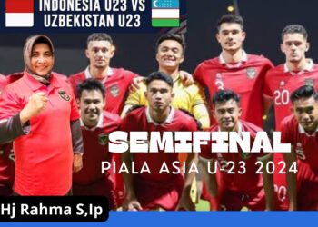 Antusiasme Nobar Semifinal Piala Asia U23 Memuncak di Tanjungpinang, Rahma Gelar Nobar di Tepi Laut