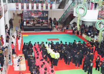 Kapolresta Tanjungpinang Ikuti Pembukaan Kejuaraan Pencak Silat Kapolda Kepri Cup dalam Peringatan HUT Bhayangkara Ke-78