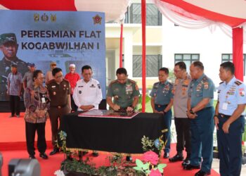Panglima TNI Resmikan Flat Kogabwilhan I di Tanjungpinang, Kapolda Kepri dan Kapolresta Turut Hadir