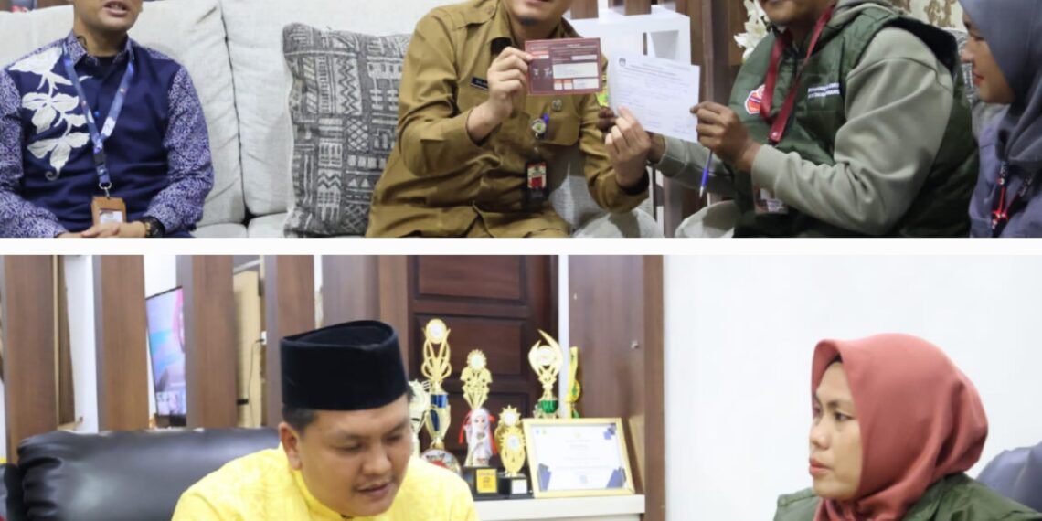 Ketua KPU Tanjungpinang Turun Langsung Lakukan Coklit di Rumah Dua Orang Pejabat