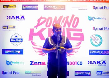 Bupati Karimun Aunur Rafiq Membuka Turnamen Domino KMG CUP II Tahun 2024