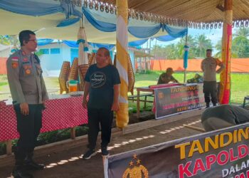 Ketua Komisi I DPRD Natuna, Wan Arismunandar Apresiasi Polda Kepri Melalui Polres Natuna Lestarikan Kesenian Gasing di HUT Bhayangkara