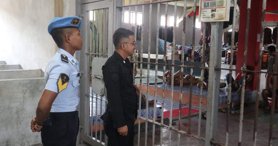 Lapas Narkotika Kelas IIA Tanjungpinang Perkuat Keamanan dengan Kontrol Keliling Rutin