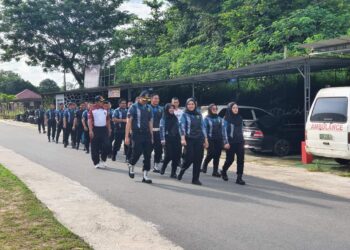 Pegawai Lapas Narkotika Tanjungpinang Gelar Olahraga Rutin dan Jalan Santai