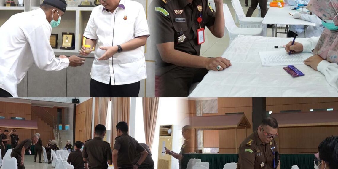 Kejati Kepri Gelar Test Urine Guna Hindari Penyalahgunaan Narkoba
