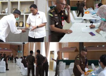 Kejati Kepri Gelar Test Urine Guna Hindari Penyalahgunaan Narkoba