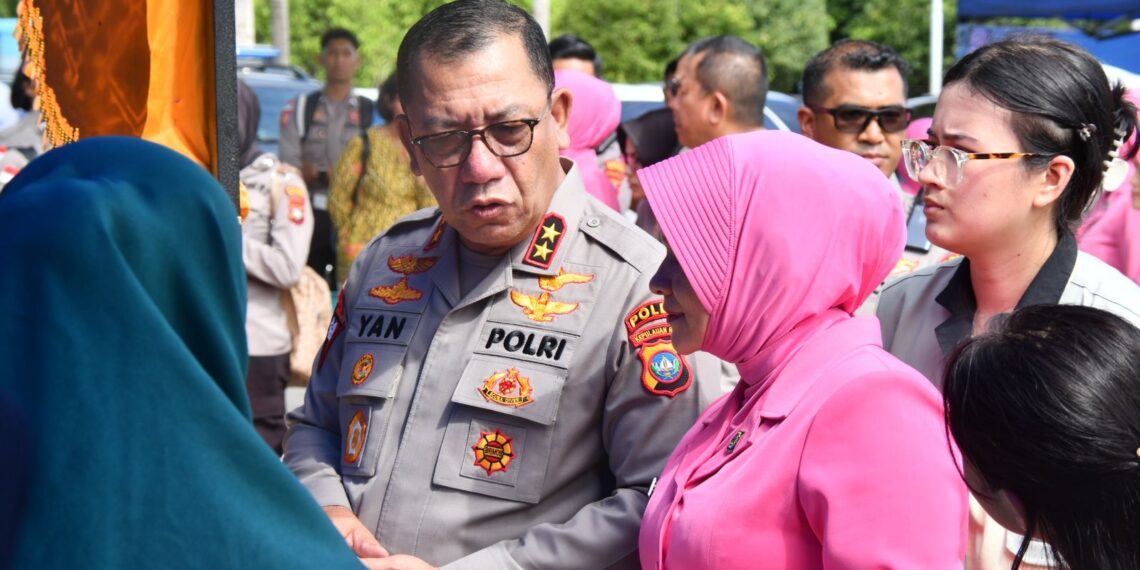 Kapolda Kepri Hadiri Kegiatan Pameran UMKM Bersama Masyarakat Kabupaten Natuna