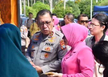 Kapolda Kepri Hadiri Kegiatan Pameran UMKM Bersama Masyarakat Kabupaten Natuna