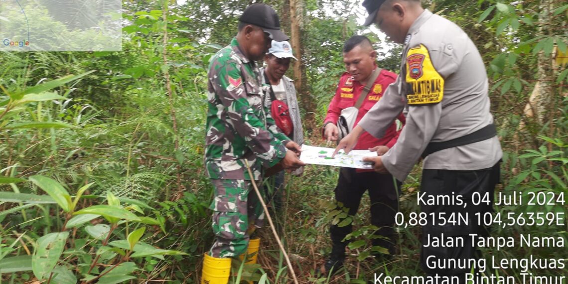 Manggala Agni Provinsi Kepri Lakukan Survei Sumber Air di Kelurahan Gunung Lengkuas