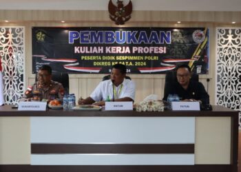Siswa Sespimmen Polri Angkatan ke-64 Tahun 2024 Laksanakan Kuliah Kerja Profesi di Polres Bintan