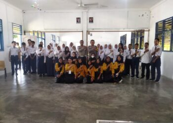 Polres Bintan Gelar Sosialisasi Safety Riding di SMK Muhammadiyah dalam Operasi Patuh Seligi 2024