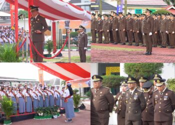 Kejaksaan Tinggi Kepulauan Riau Gelar Upacara Peringatan Hari Bhakti Adhyaksa ke-64