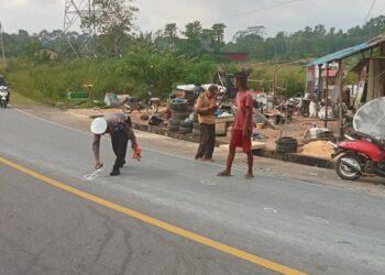Pengemudi Dan Penumpang Honda Scoopy Alami Kecelakaan di Depan Hotel Lohas Alami Luka Berat
