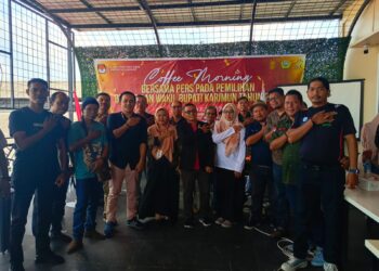 KPU Karimun Gelar Coffee Morning Bersama Pers untuk Sosialisasikan Tahapan Pilkada 2024