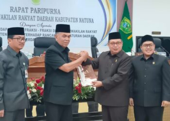 Ketua DPRD Natuna Syahkan Ranperda 2024, Termasuk Rencana Pembangunan Industri di Natuna 2024-2044