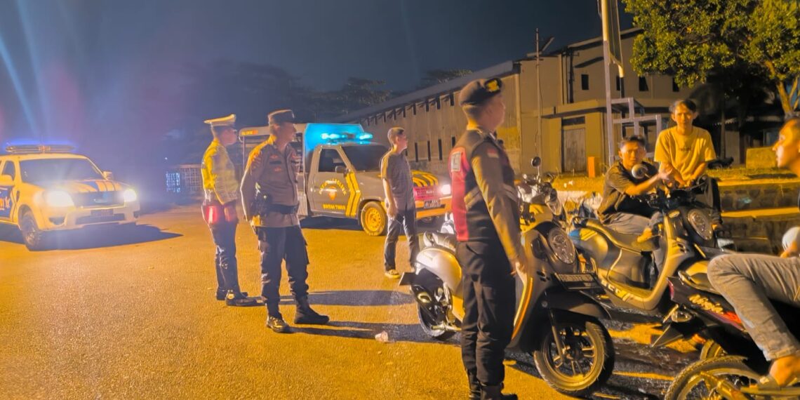 Patroli Gabungan Polres Bintan dan TNI Antisipasi Balapan Liar di Bintan