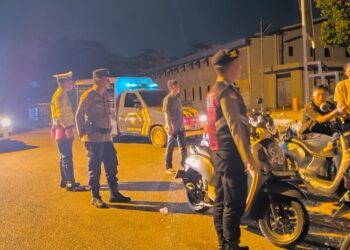 Patroli Gabungan Polres Bintan dan TNI Antisipasi Balapan Liar di Bintan