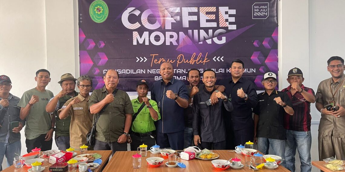 PN Tanjung Balai Karimun Gelar Coffee Morning Bersama Awak Media dalam Tema Temu Publik