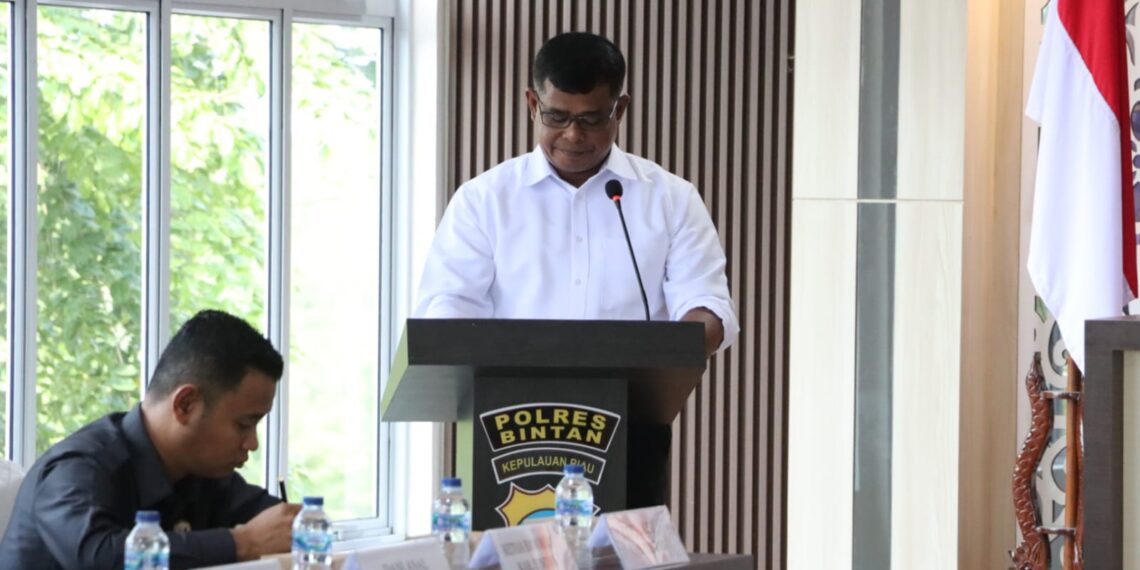 Polres Bintan Gelar Rakor Lintas Sektoral untuk Kesiapan Pengamanan Pilkada Serentak 2024
