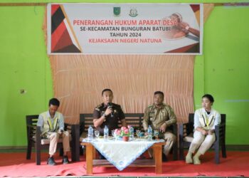Kejari Natuna Ajak Mahasiswa KKN UGM Laksanakan Penerangan Hukum Terhadap Aparat Desa.