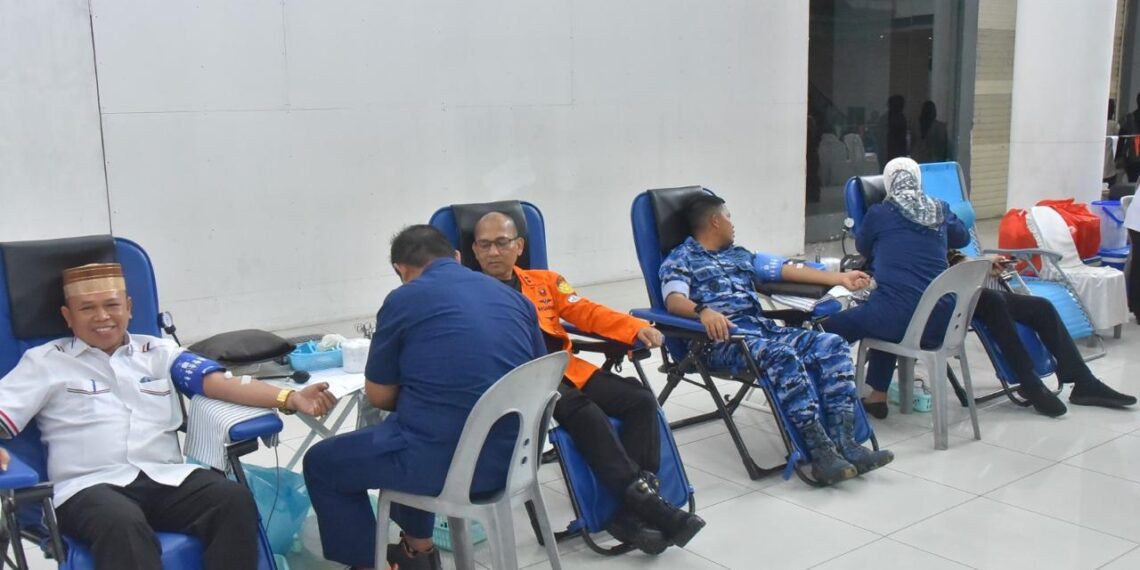 Kolaborasi Lanud Raja Haji Fisabilillah dan KKSS Kepri Sukses Gelar Bakti Sosial Donor Darah di Tanjungpinang